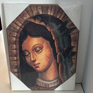 Octavio Ocampo Miracle of Roses print on board